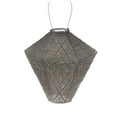 thumbnail image 1 of Esschert Design Diamond LED Lighted Bazaar Lantern - 17" - Taupe Brown, 1 of 1