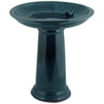 thumbnail image 1 of Esschert Design FB422 Bath on Pedestal with Bird, Ceramic, Blue, 1 of 3
