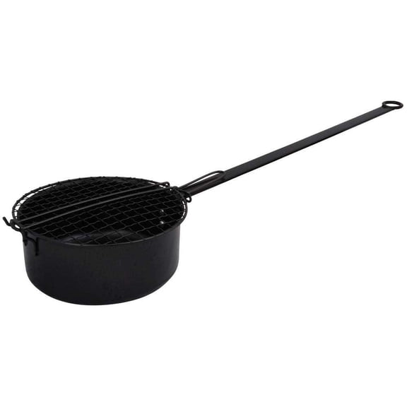 Esschert Design Fireplace Popcorn Popper Cast Iron 1.6 Liter