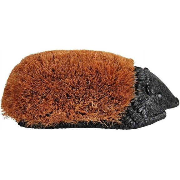 Esschert Design Giant Hedge Hog Boot Brush, 16"L x 7"W x 4.75"H, Brown