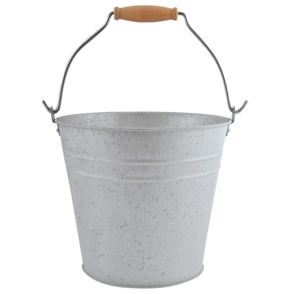 Esschert Design OZ47 Zinc Bucket with Handle, 5 L, Small, Silver