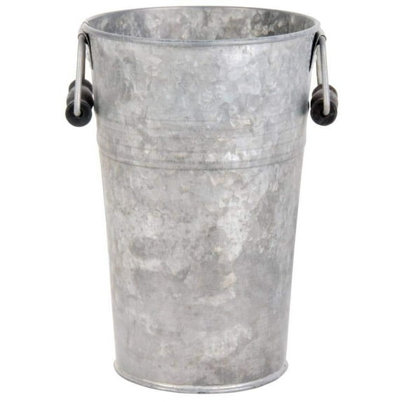 Esschert Design Old Zinc Flower Pot with Handles, Small