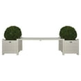 thumbnail image 1 of Esschert Design Planters with Bridge Bench, 1 of 2