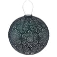 thumbnail image 1 of Esschert Design Round Floral LED Lighted Bazaar Lantern - 17.5" - Green, 1 of 1