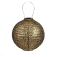 thumbnail image 1 of Esschert Design Round LED Lighted Bazaar Lantern - 17.5" - Gold, 1 of 1