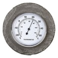 thumbnail image 1 of Esschert Design Slate Round Thermometer, Gray, 4.75" dia., 1 of 3