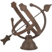 Esschert Design TH28 Cast Iron Sundial, 11W x 14H, Brown