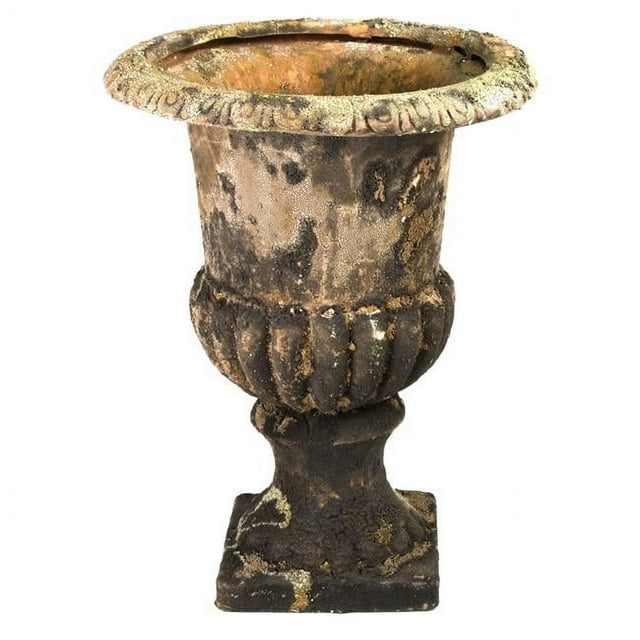 Esschert Design SSCH132 Ceramic French High Urn with Unique Patina