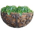 thumbnail image 1 of Esschert Design USA BPH27 Cast Iron Hayrack Basket Planter, 14-Inch, 1 of 1