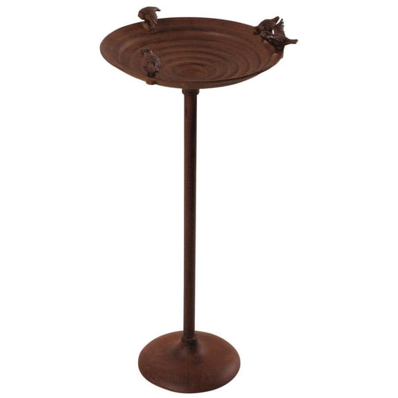 Esschert Design USA FB91 Cast Iron Standing Birdbath