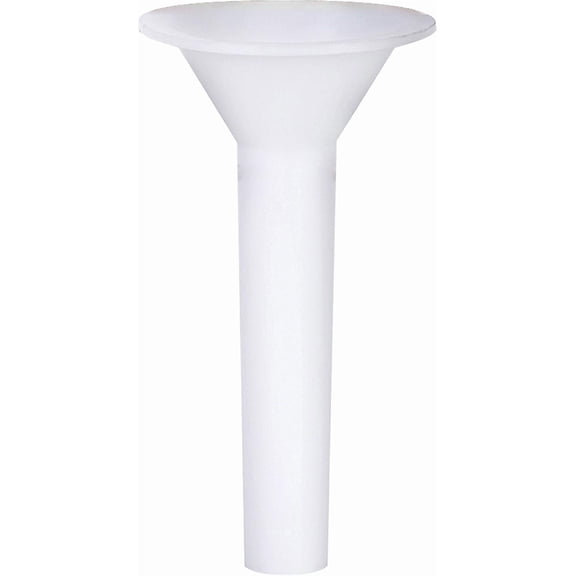 Esschert Design GT164 Plastic Terrarium Funnel, 4.1"W x 7.5"H, White