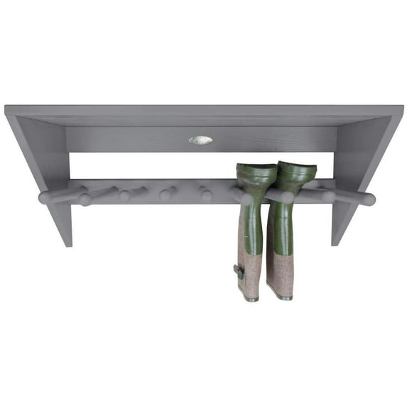 Esschert Design Wall Boot Rack, Gray