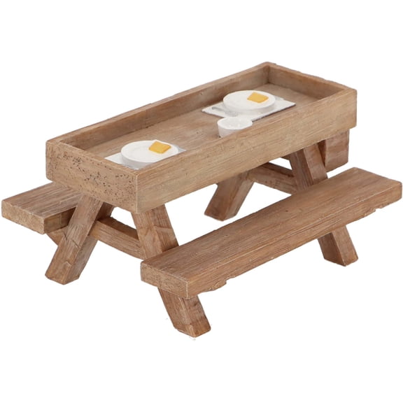 Esschert Design Wall Picnic Table Feeder, Resin