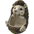 thumbnail image 1 of Esschert Design ZYCT258 Faux Wood Hedgehog MGO Planter, 1 of 1