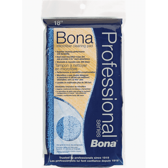 Bona Pro Series 18-Inch Microfiber Cleaning Pad Professional Series