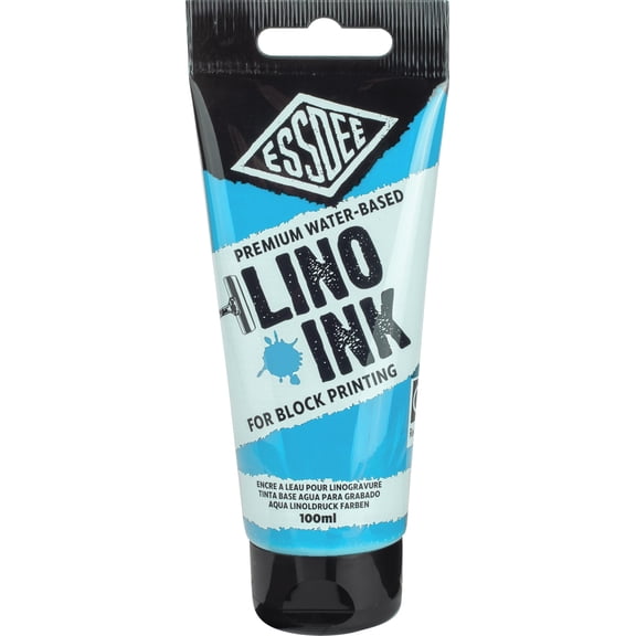 Essdee Block Printing Ink, Sky Blue, 100ml