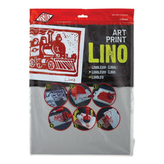 Essdee Lino Blocks - 16" x 12", Unmounted, Pkg of 2
