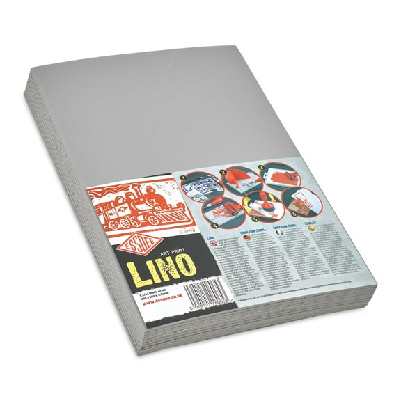 Essdee Lino Blocks - 8" x 12", Unmounted, Pkg of 10