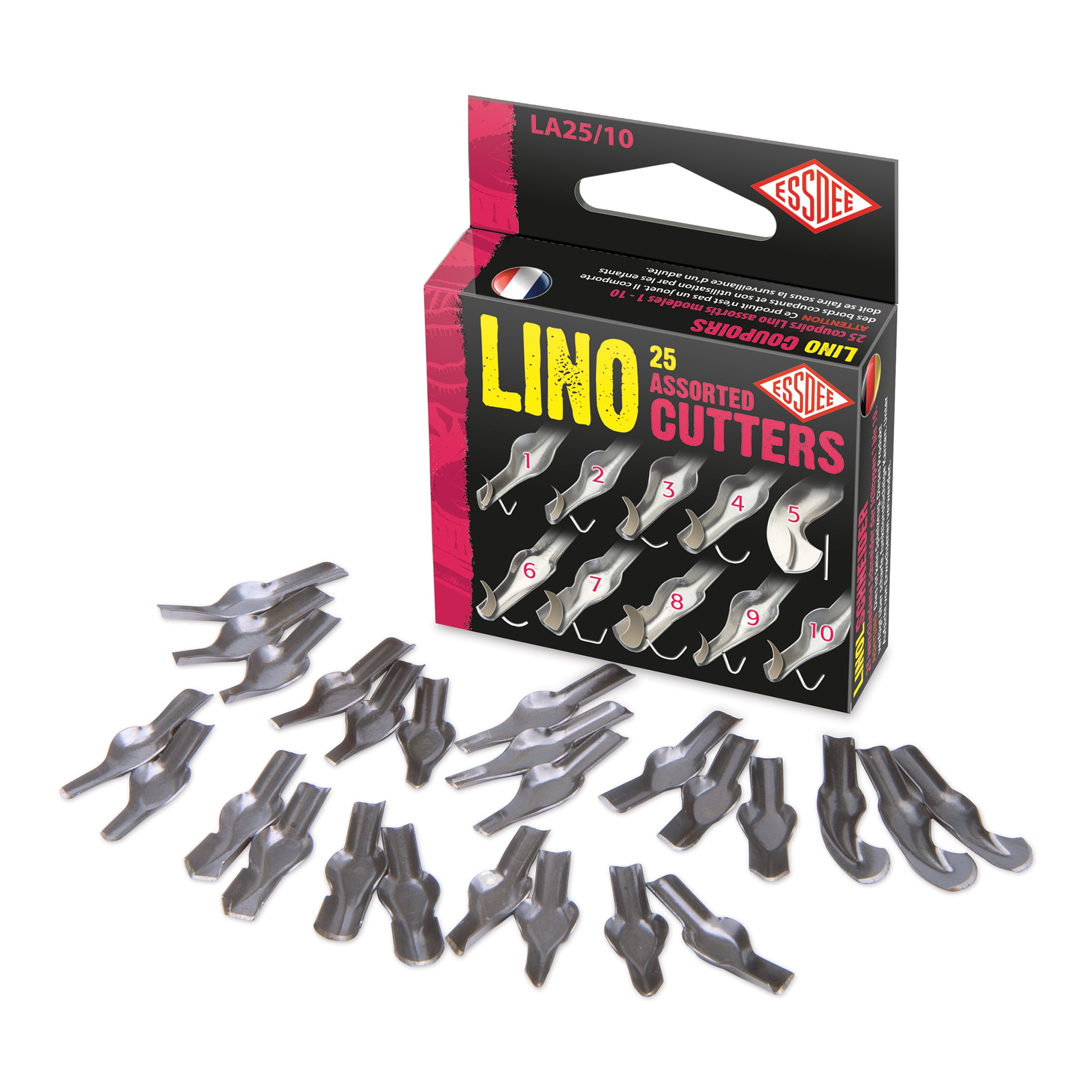 Essdee Lino Cutter Blades 1 10, Pkg of 25