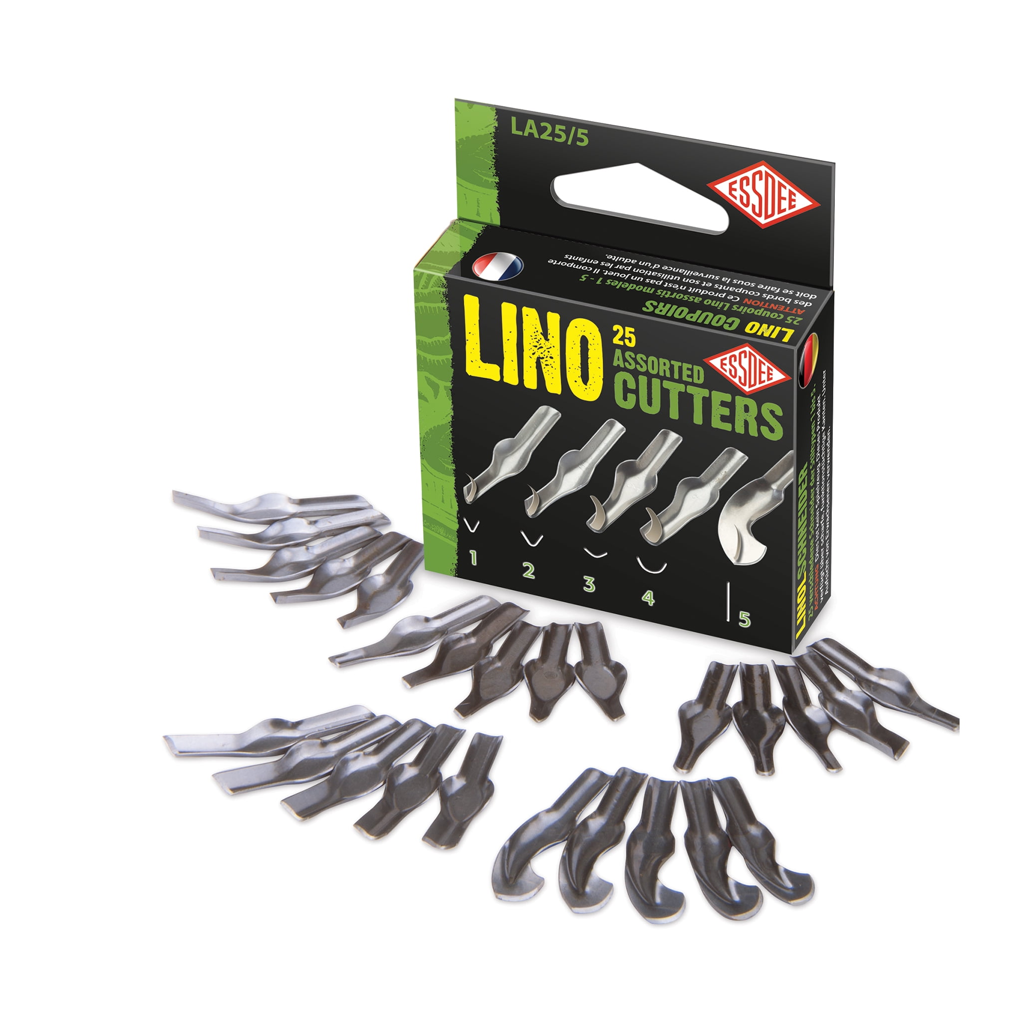 Essdee Lino Cutter Blades 1 5, Pkg of 25