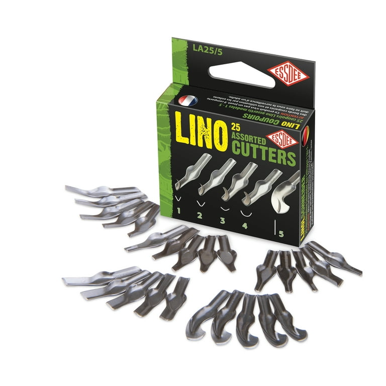 Essdee Lino Cutter Handle with 5 Blades