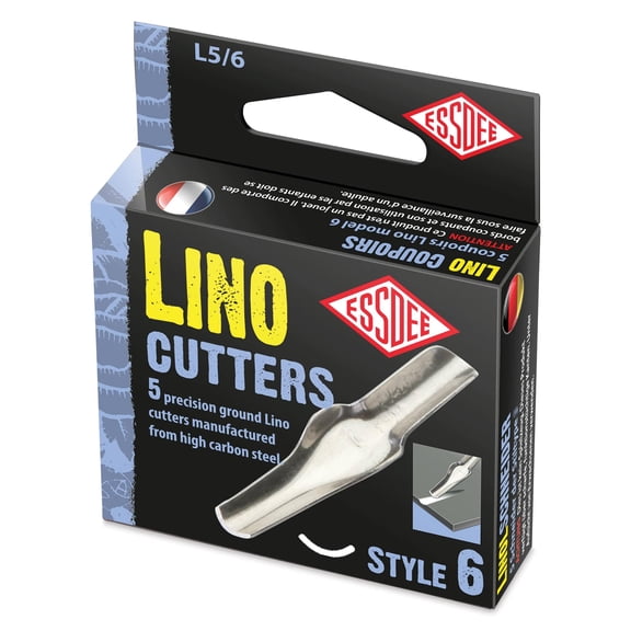 Essdee Lino Cutter Blades - #6, Pkg of 5