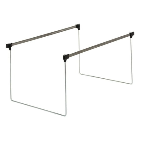 Pendaflex Actionframe Drawer File Frames Letter - 14"-18" Long - Steel - Stainless Steel - 2 / Box