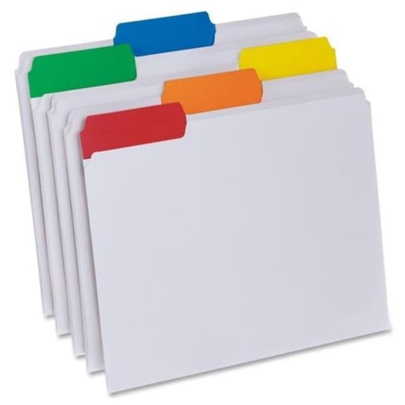 Esselte Corporation EasyView Poly File Folders - Clear