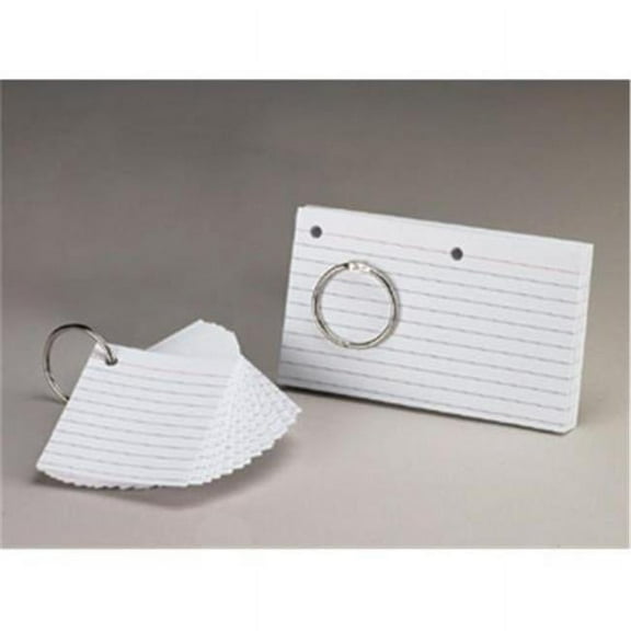 Esselte Corporation Ess63506 Oxford Justflip-It Punched & Perfed Study Cards