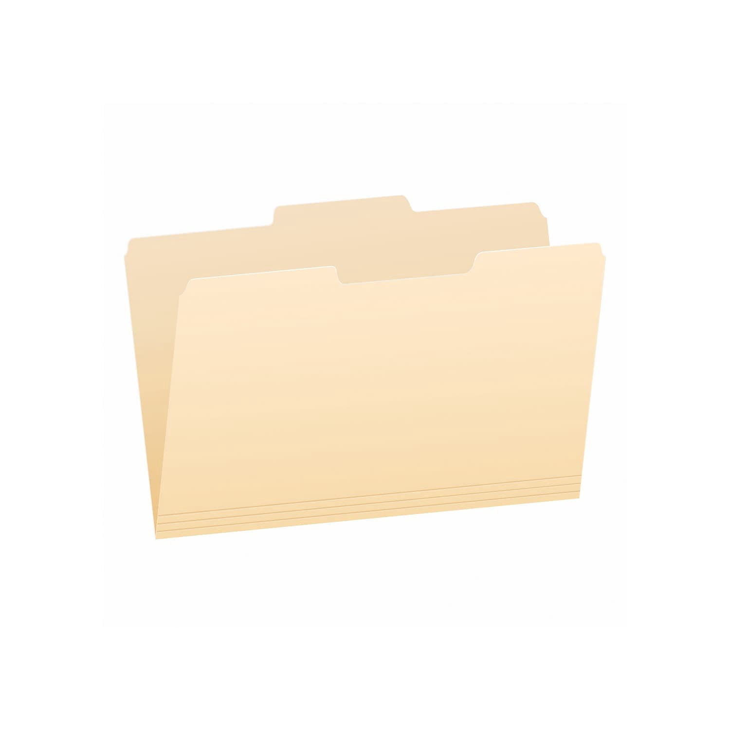 Pendaflex File Folder 1/3-Cut Tab Center Position Legal Size Manila 100/Box (753 1/3-2)