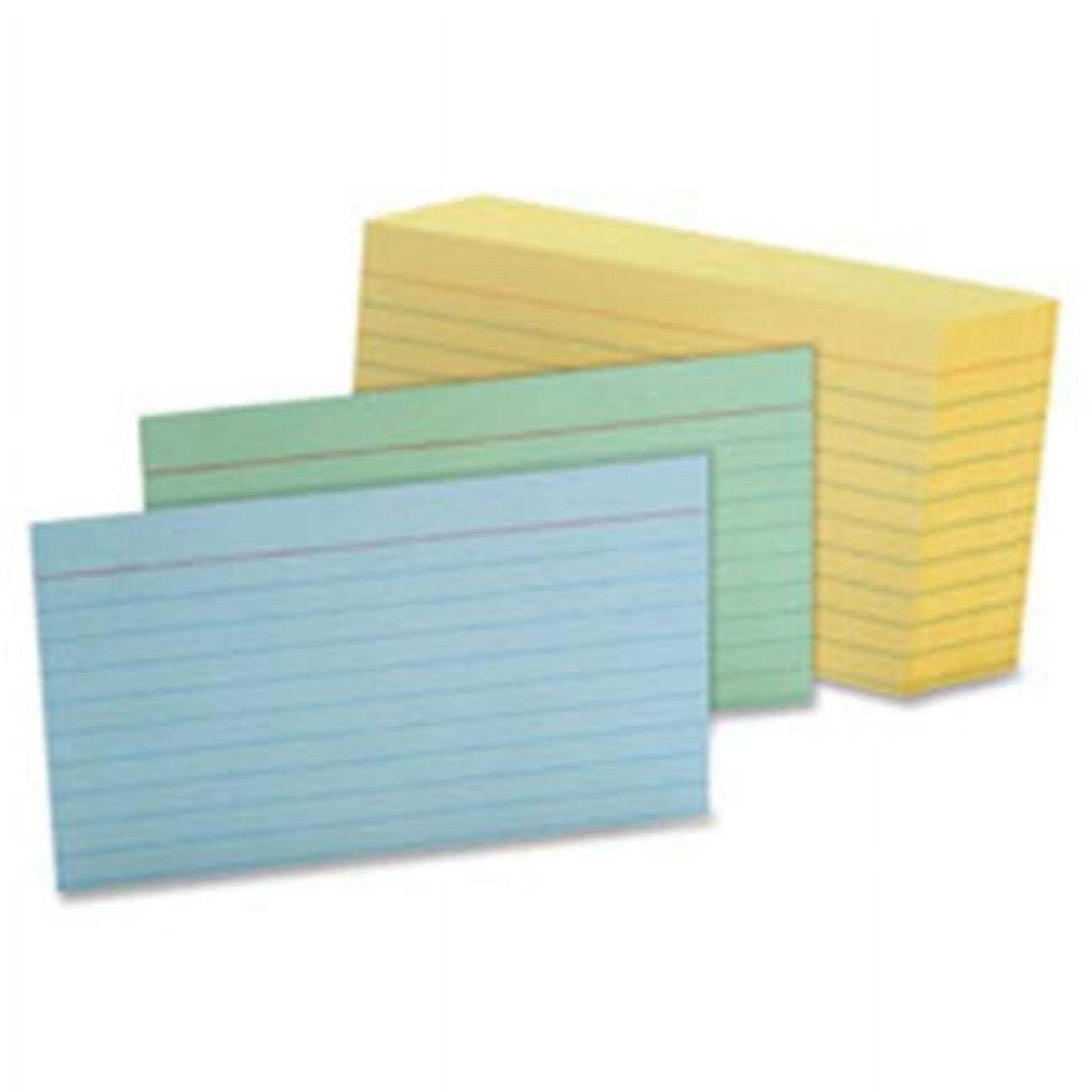 Esselte  Index Card- Ruled- 3 in. x 5 in.- 100-PK- Blue