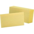 thumbnail image 1 of Esselte Oxford Ruled Color Index Cards, 3" x 5", Canary, 100 Per Pack (7321 CAN), 10 PACK, 1 of 1