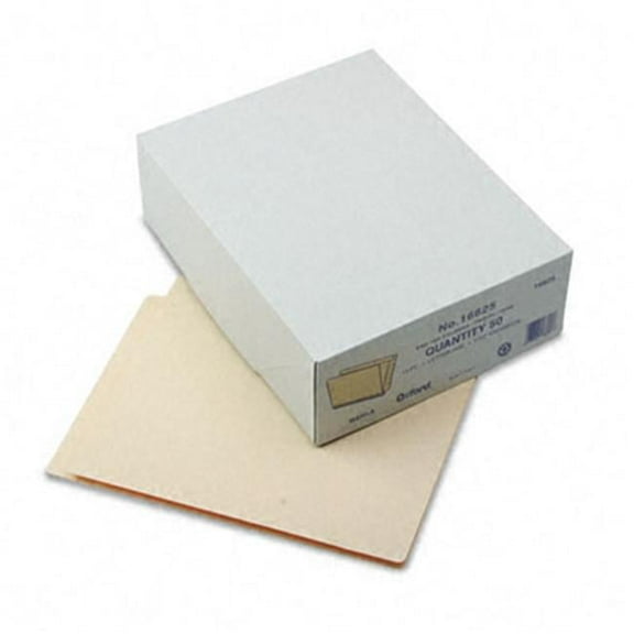 Esselte Pendaflex 1 1/2 Expansion Folders Straight Cut End Tab Letter Manila 50/Box