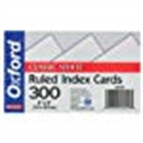 Oxford 40149 3 X 5 White Ruled Index Cards 300 Count
