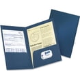 thumbnail image 1 of Esselte Pendaflex Corp. 59626234 Honeycomb High-Capacity Twin Pocket Folders, 1'' Capacity, Dark Blue, 4/Pack, 1 of 1