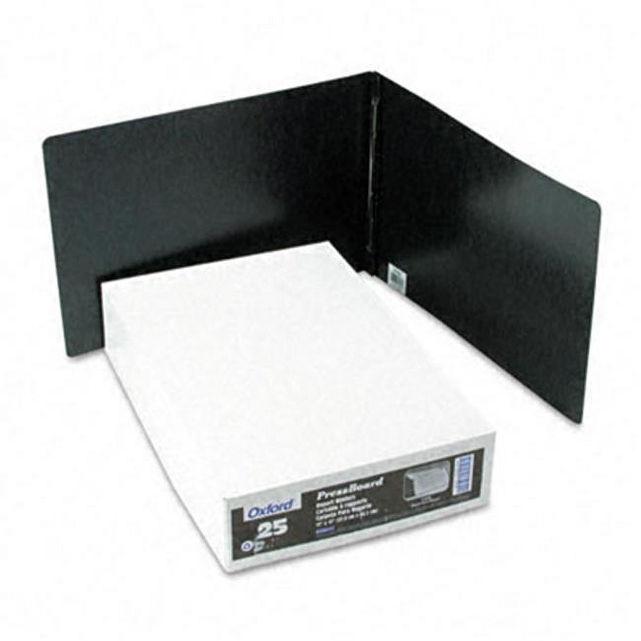 Esselte Pendaflex Pressboard Report Cover Prong Clip Black 11 x 17