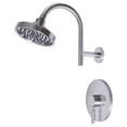 thumbnail image 1 of Essen Shower Faucet Single Metal Lever Handle, Brushed Nickel, 1 of 7