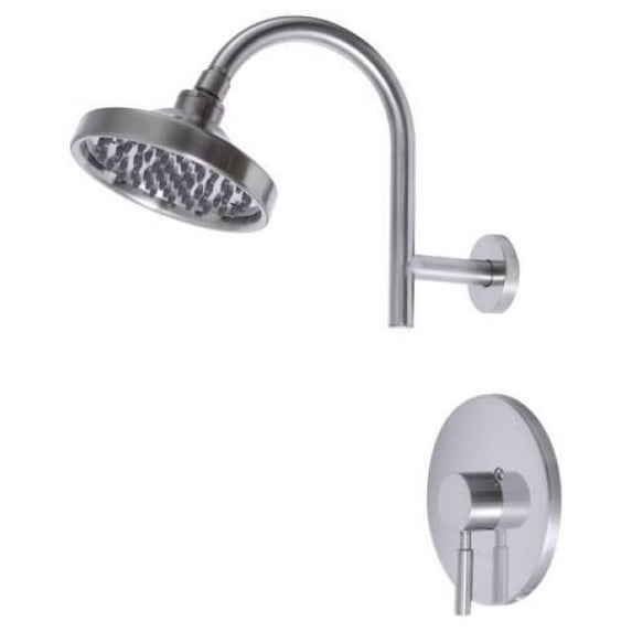 Essen Shower Faucet Single Metal Lever Handle, Brushed Nickel