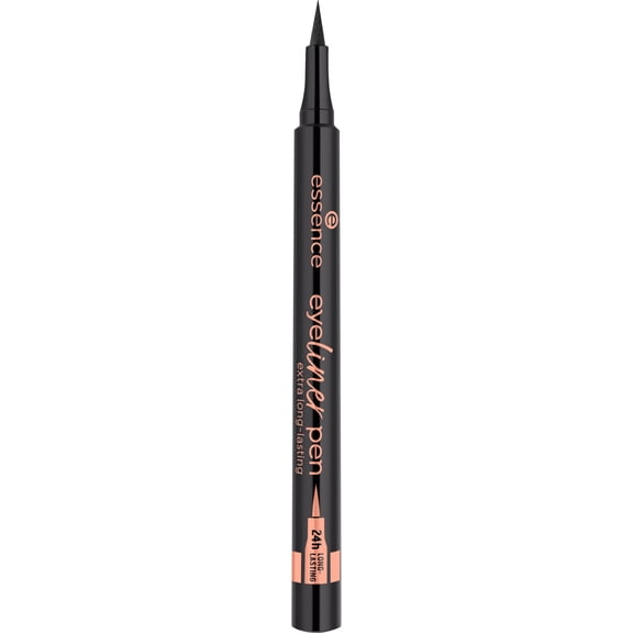 essence Eyeliner Pen Liquid Felt-Tip, Extra Long-Lasting, 010 Blackest Black