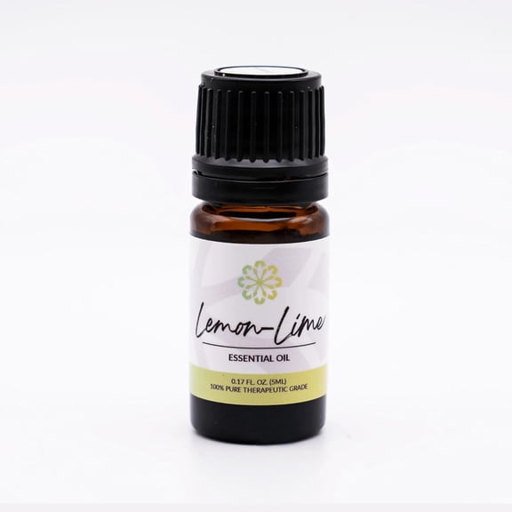 Essence Lemon-Lime Essential Oil Blend, 5 mL Citrus Aromatherapy Oil