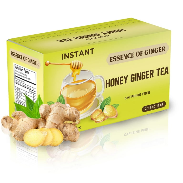 Essence Of Ginger Natural Honey Ginger Tea - 20 Caffeine Free
