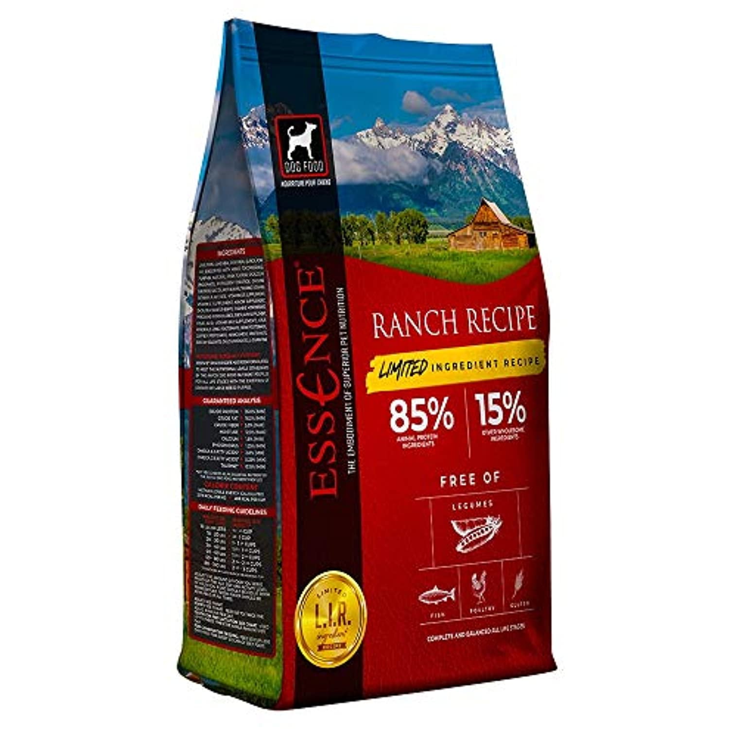Essence Pet Foods Limited Ingredient Recipe Ranch Dry Dog Food 25