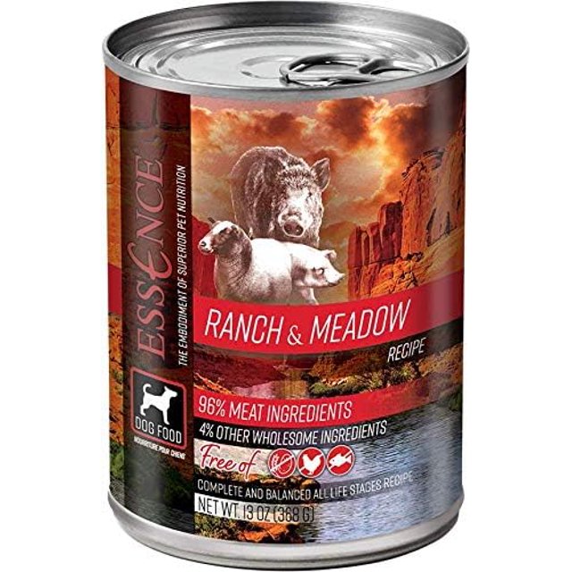 Essence Ranch & Meadow GrainFree Canned Dog Food 13 oz (Flat of 12
