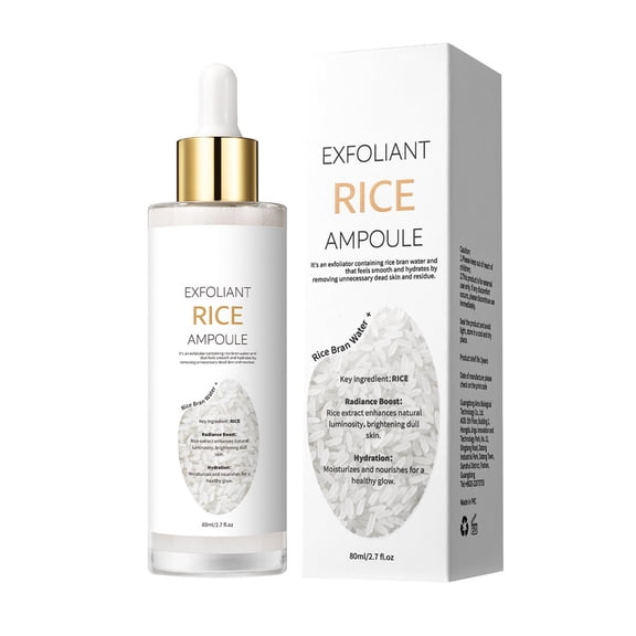 Essence Rice Peeling Ampoule Soft Exfoliating Face And Body Dead Cells Blackheads Remover For All Types 80ml