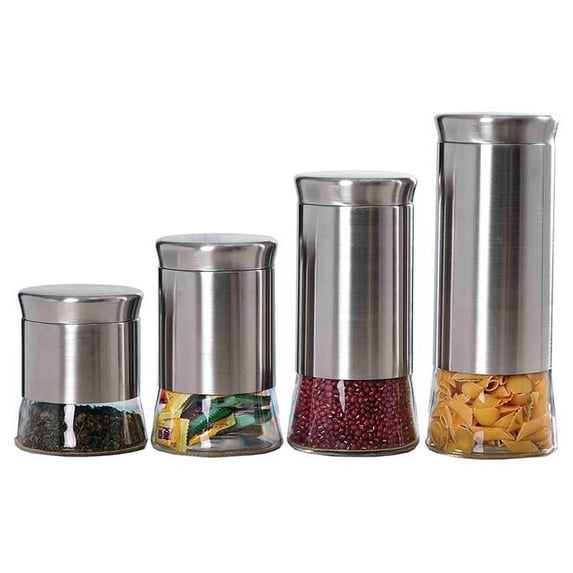 Essence Sleek Storage Canister Set - 4 Pieces