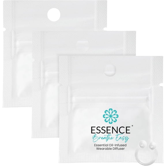 Essence Wearable Aromatherapy Nasal Diffuser – Breathe Easy Oil Nose Ring – Personal Scent Clip for Travel, Work & Everyday Use – Made in (3 Pack)