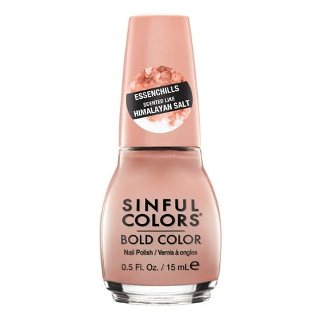 Essenchills Collection, Scented Nail Polish, Salt Bath Babe
