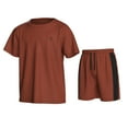 thumbnail image 1 of Essenclo Boys Athletic Shorts and Performance T-Shirt Crew Neck Boy Clothes Set, Summer Kids Outfit Size 3-16 (2 Pcs Set), 1 of 7