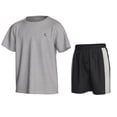 thumbnail image 1 of Essenclo Boys Athletic Shorts and Performance T-Shirt Crew Neck Boy Clothes Set, Summer Kids Outfit Size 3-16 (2 Pcs Set), 1 of 7