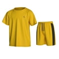 thumbnail image 1 of Essenclo Boys Athletic Shorts and Performance T-Shirt Crew Neck Boy Clothes Set, Summer Kids Outfit Size 3-16 (2 Pcs Set), 1 of 7